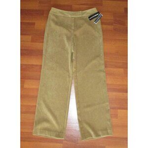 NORTON McNAUGHTON Faux Suede Pants - Sz 8 - NEW